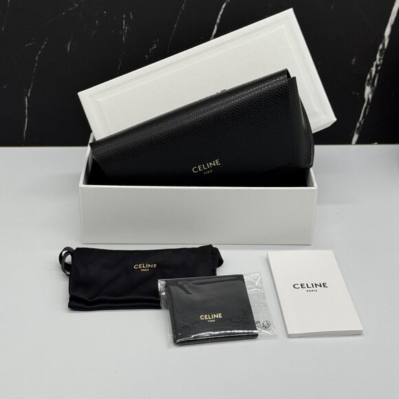 NEW CELINE CL50156I 001 BLACK WOMEN EYEGLASSES CELINE - Picture 7 of 7